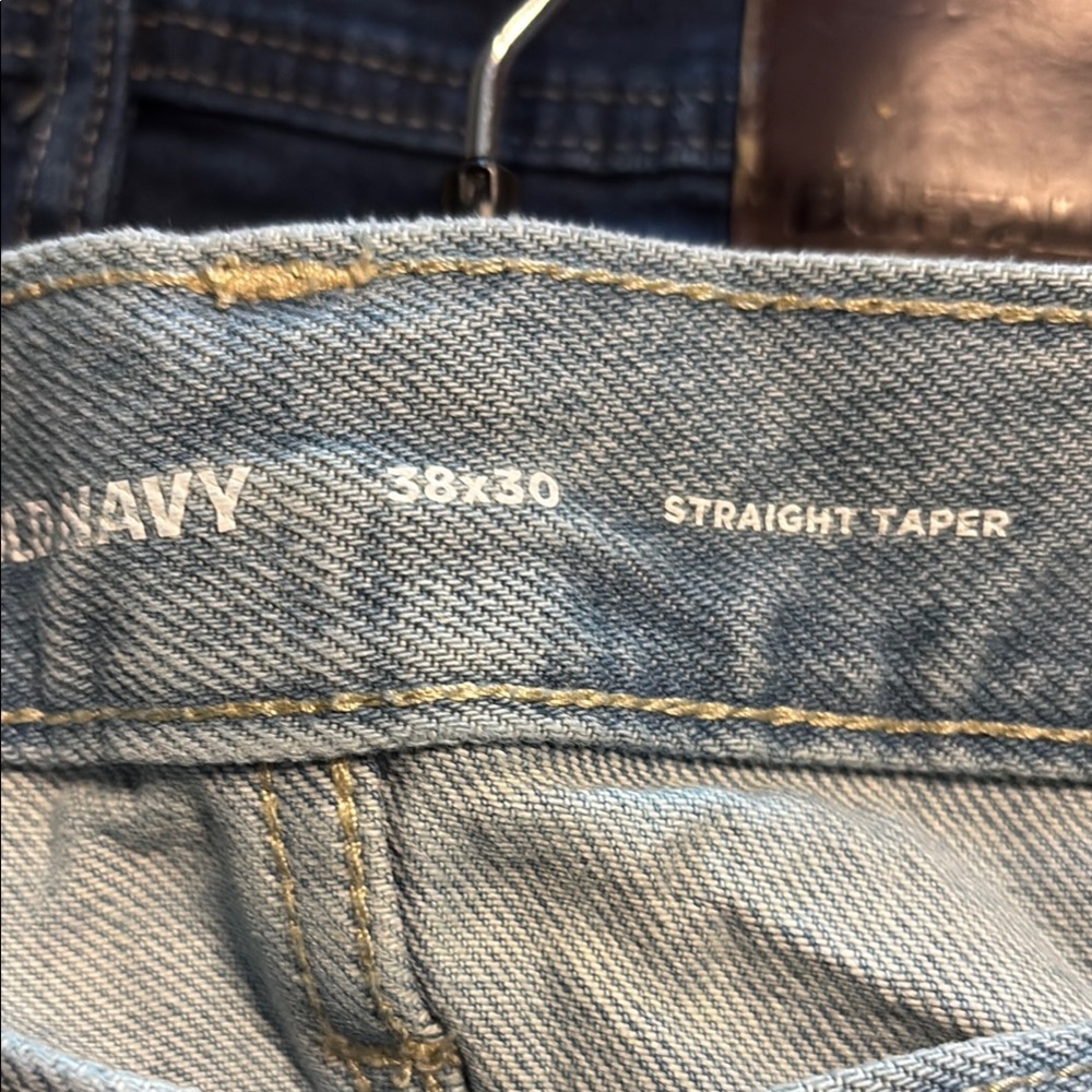Old Navy Blue Straight Jeans Classic Style